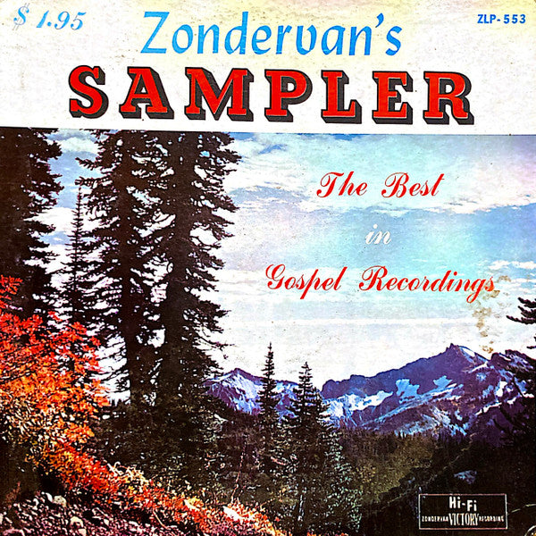 Various – Zondervan's Sampler (1959, Zondervan Victory Recording)