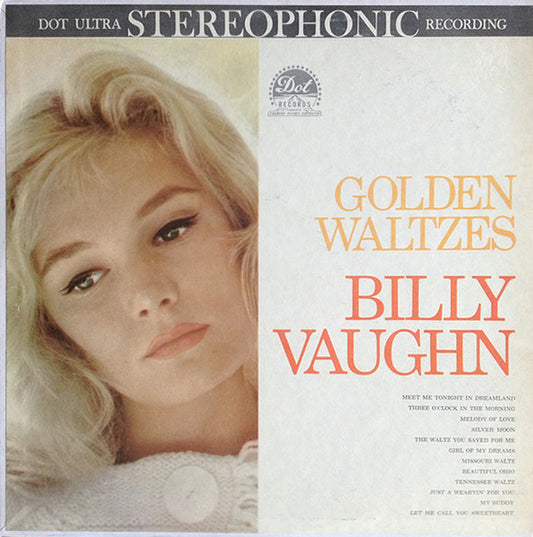 Billy Vaughn And His Orchestra – Golden Waltzes (1961, Dot Records)