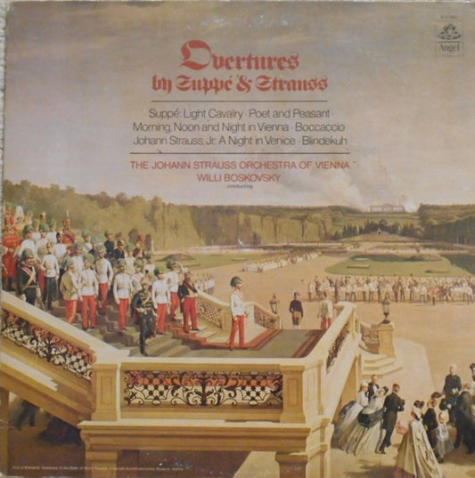 Franz von SuppÃ©|Johann Strauss Jr.|Wiener Johann Strauss Orchestra|Willi Boskovsky – Overtures By Suppe & Strauss (Angel Records)