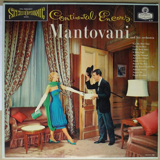 Mantovani And His Orchestra – Mantovani: Continental Encores (1959, London Records)