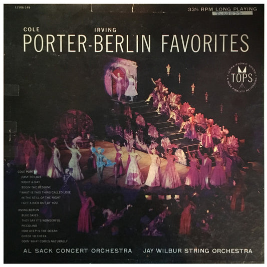 Albert Sack Orchestra|Jay Wilbur And His Orchestra – Cole Porter-Irving Berlin Favorites (1957, Tops Records)