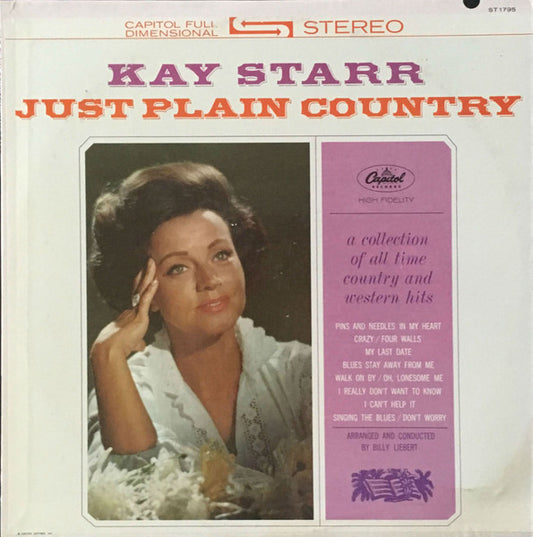 Kay Starr – Just Plain Country (1962, Capitol Records)