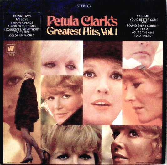 Petula Clark – Petula Clark's Greatest Hits, Vol. 1 (1968, Warner Bros. - Seven Arts Records)
