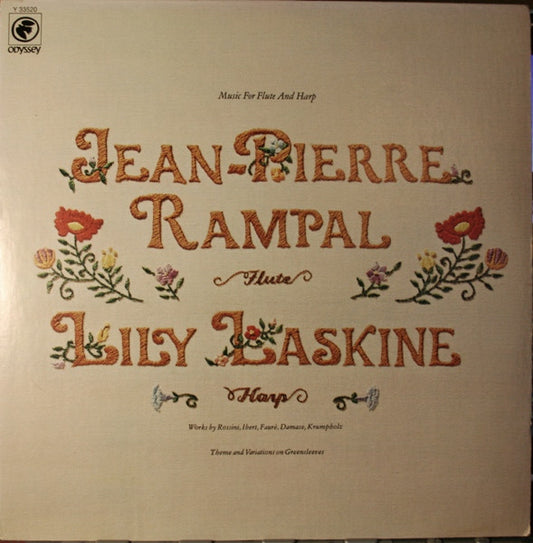 Jean-Pierre Rampal|Lily Laskine – Music For Flute And Harp (1975, Odyssey)