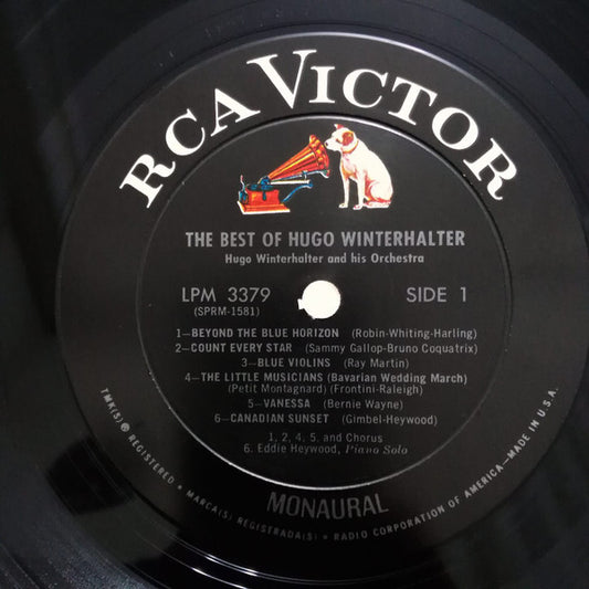 Hugo Winterhalter Orchestra – The Best Of Hugo Winterhalter (1965, RCA Victor)