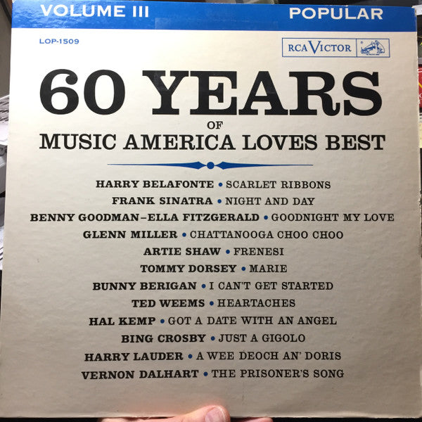 Various – 60 Years Of Music America Loves Best, Vol. III: Popular (1961, RCA Victor)