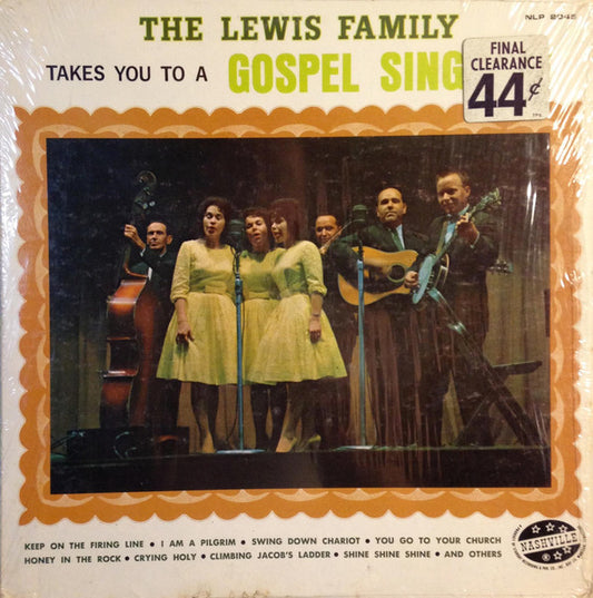 Lewis Family, The – Takes You To A Gospel Sing Out (1967, Nashville)