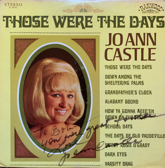 Jo Ann Castle – Those Were The Days (1968, Ranwood)