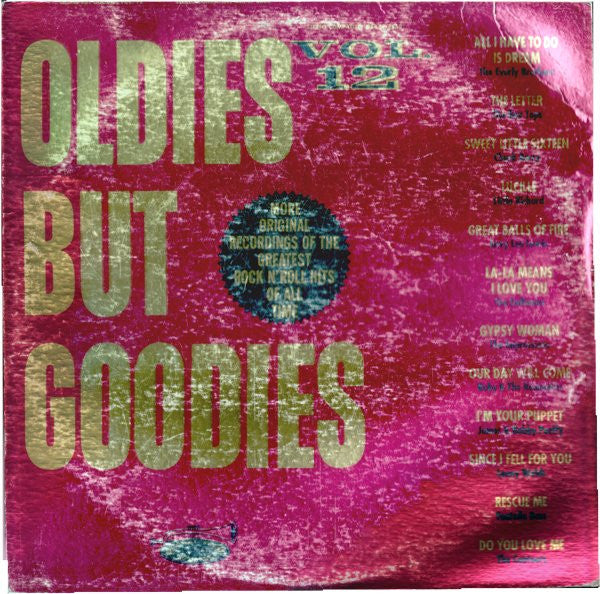 Various – Oldies But Goodies - Vol. 12 (Original Sound)