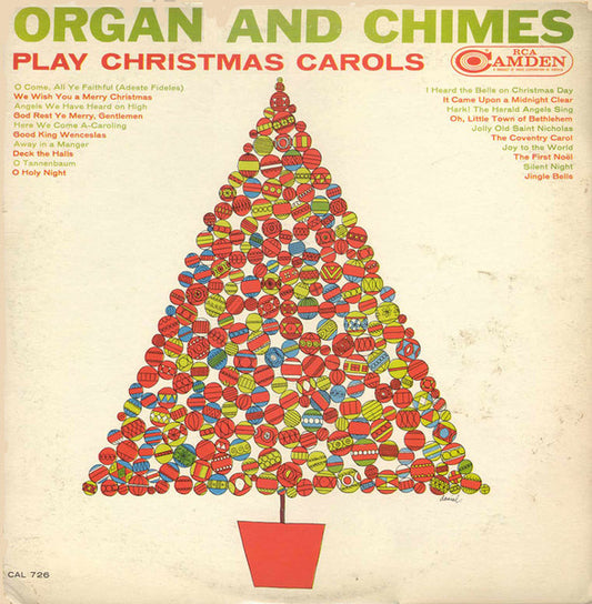 Leo Addeo – Organ And Chimes Play Christmas Carols (1962, RCA Camden)