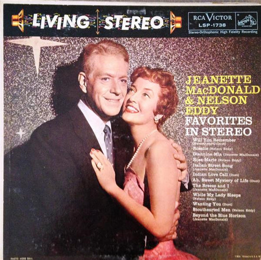Jeanette MacDonald|Nelson Eddy – Favorites In Stereo (1959, RCA Victor)