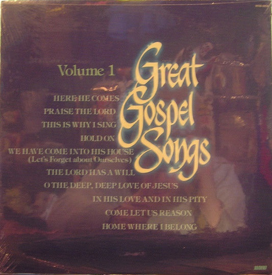 Various – Great Gospel Songs Volume 1 (1980, Word)