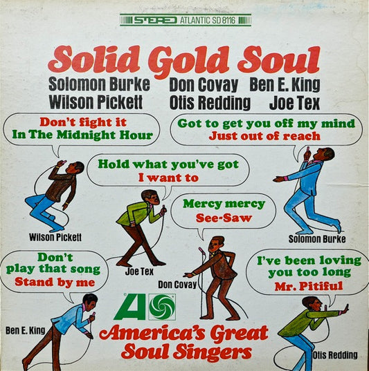 Various – Solid Gold Soul (America's Great Soul Singers) (1966, Atlantic)