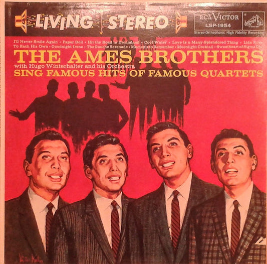 Ames Brothers|Hugo Winterhalter Orchestra, The – The Ames Brothers Sing Famous Hits Of Famous Quartets (1959, RCA Victor)