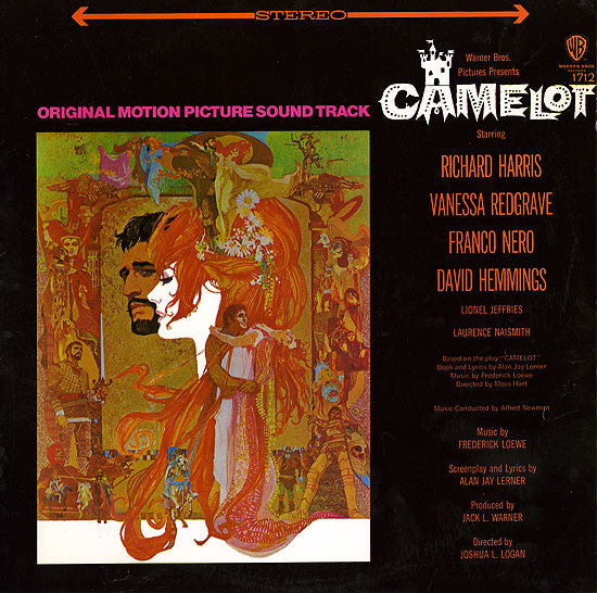 Lerner & Loewe|Richard Harris|Vanessa Redgrave|Franco Nero|David Hemmings|Lionel Jeffries|Laurence Naismith – Camelot (Original Motion Picture Sound Track) (1967, Warner Bros. Records)
