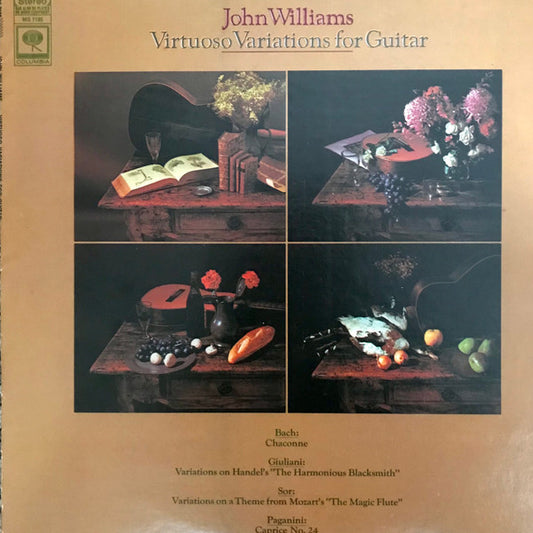 John Williams (7) – Virtuoso Variations For Guitar (CBS Masterworks)
