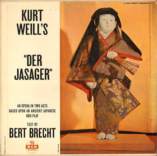 Kurt Weill|Bertolt Brecht – Kurt Weill's "Der Jasager" (1955, MGM Records)