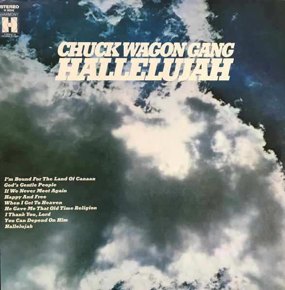 Chuck Wagon Gang – Hallelujah (1971, Harmony (4))