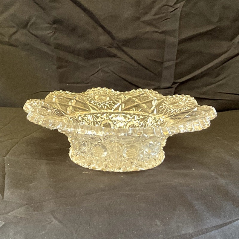 Vintage Crystal Candle Holder for 3" Candle