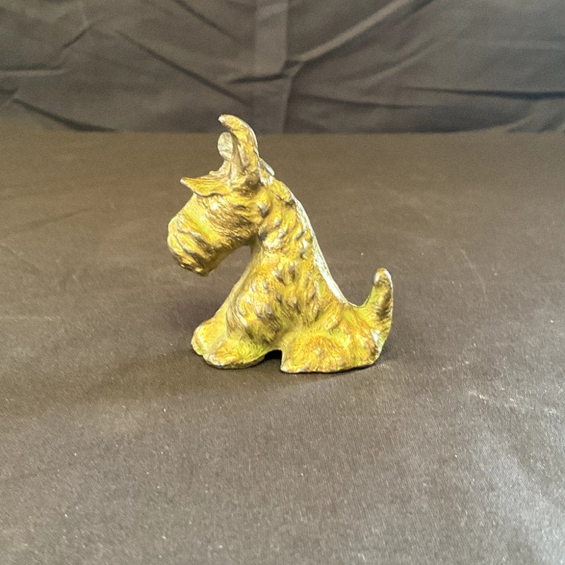 Scottie Dog Metal Figurine