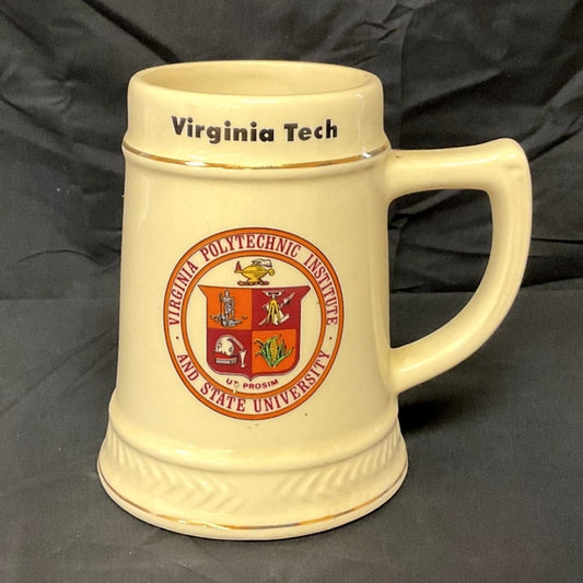 Virginia Tech Gold Rimmed Mug