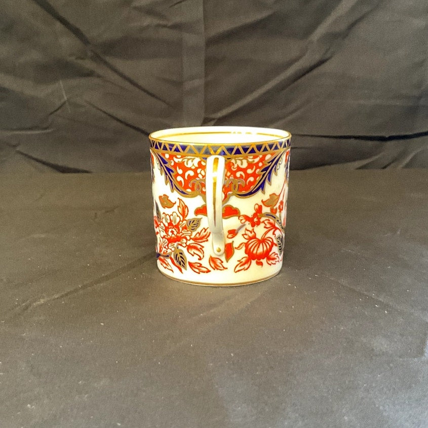 Royal Crown Derby Pattern Imari Kings #383 Tea cup & Saucer circa 1940