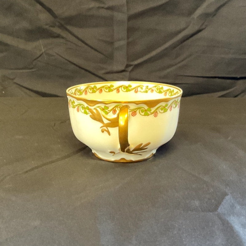 Haviland & Co. Limoges Gilded Bullion Cup & Saucer circa 1900s