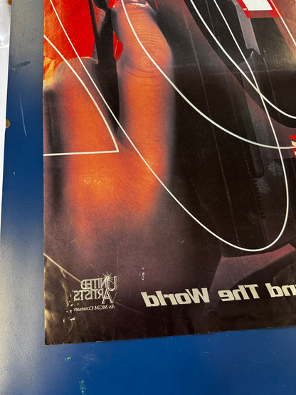 Tomorrow Never Dies (1997) original movie poster - back