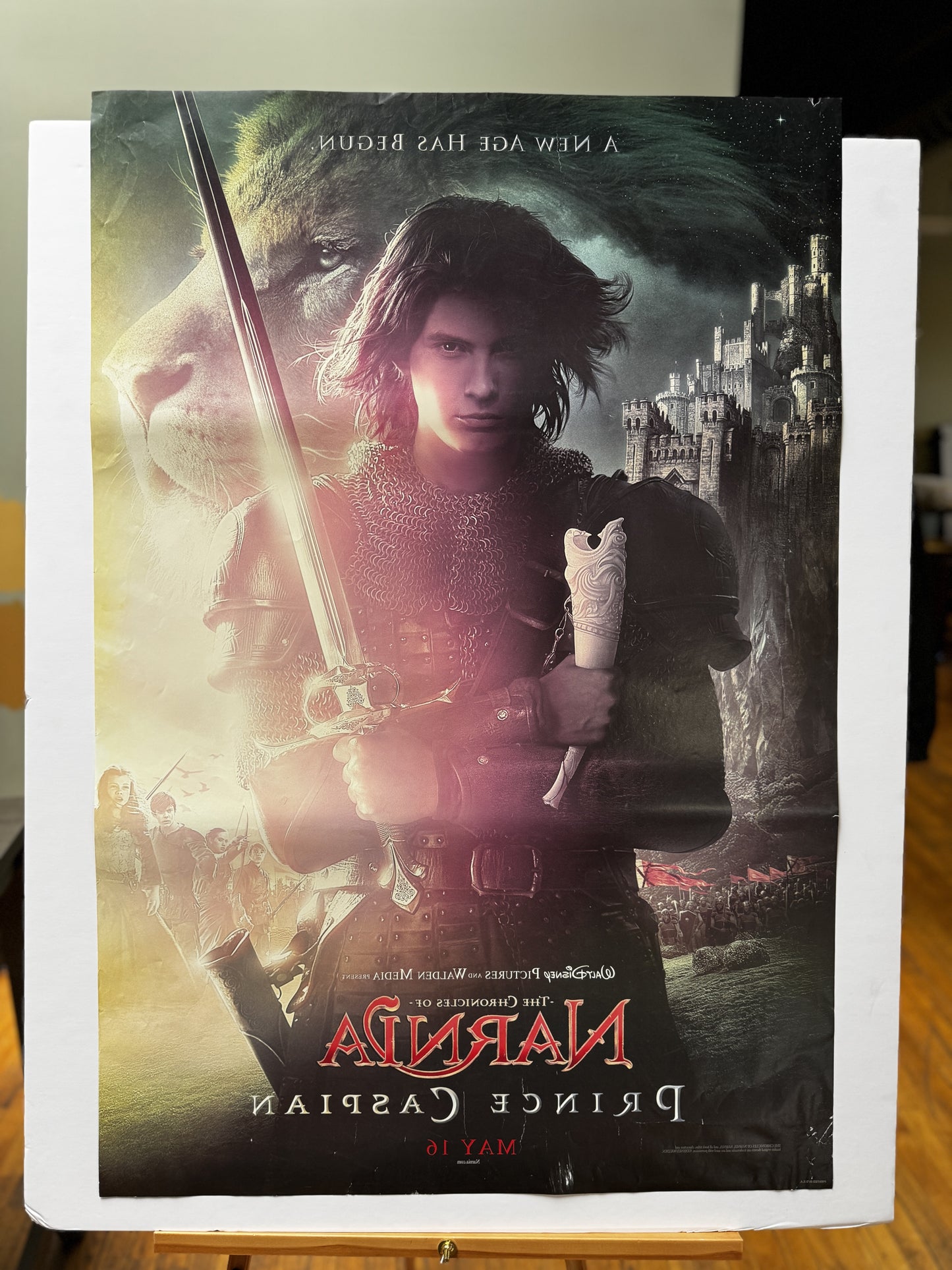 The Chronicles of Narnia: Prince Caspian (2008) original movie poster - back