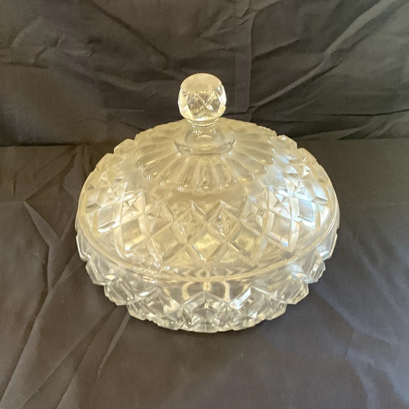 Indiana Glass Covered Candy Dish