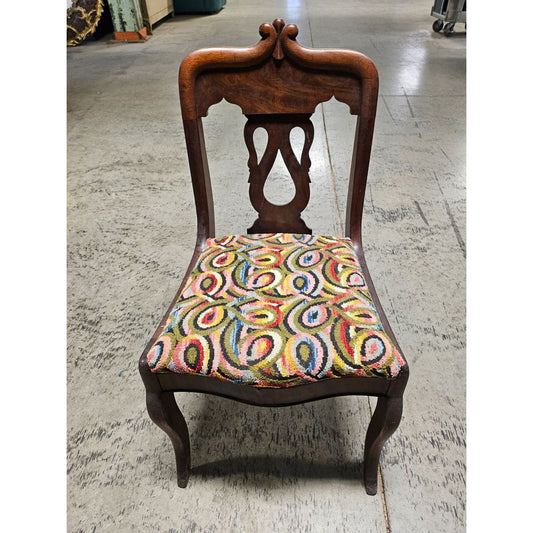 Vintage Solid Wood Chair Child Size