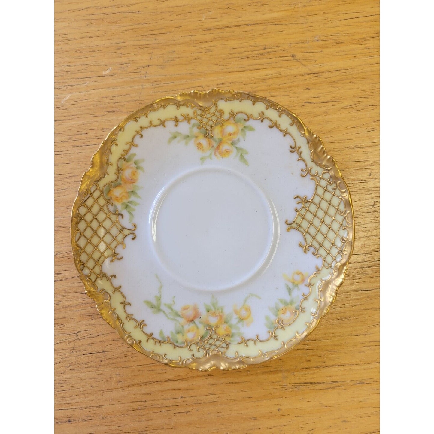 Antique Limoges Haviland & Co. Porcelain Saucer