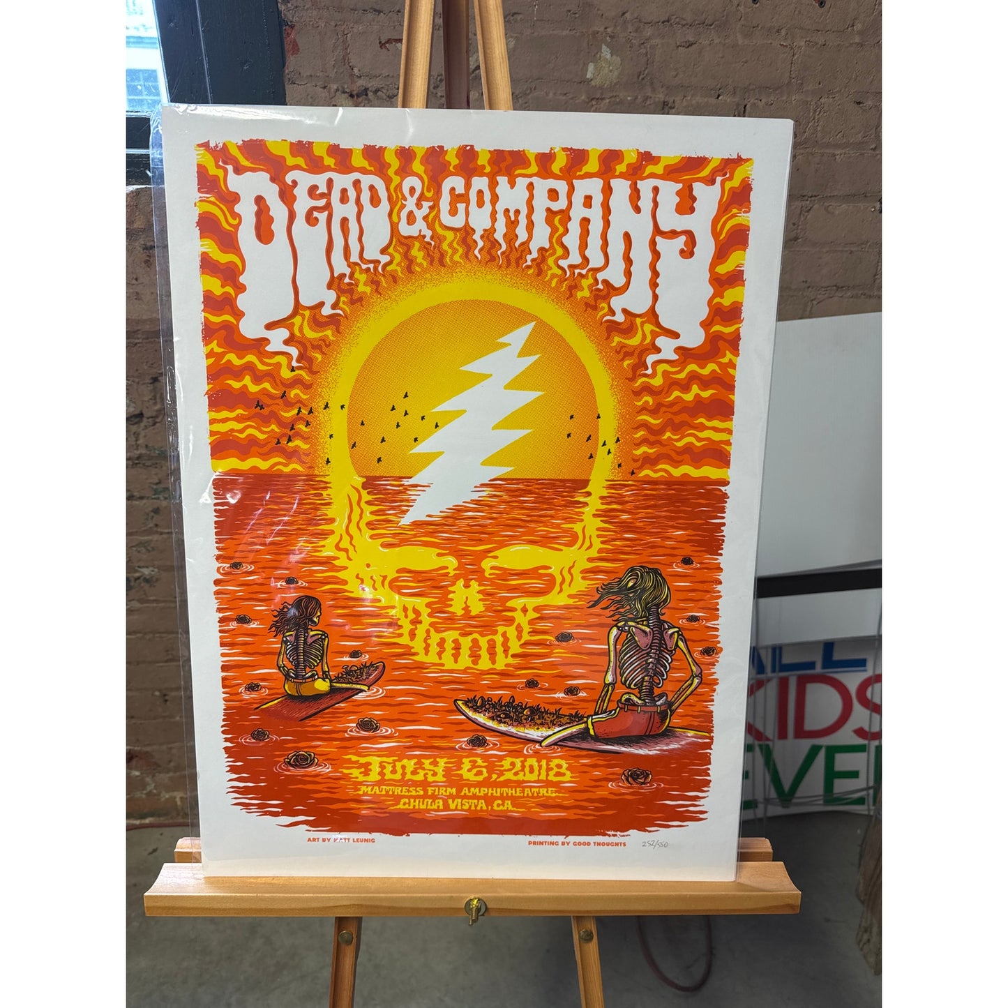 Dead & Co 2018 Chula Vista Leunig Poster 252 of 550