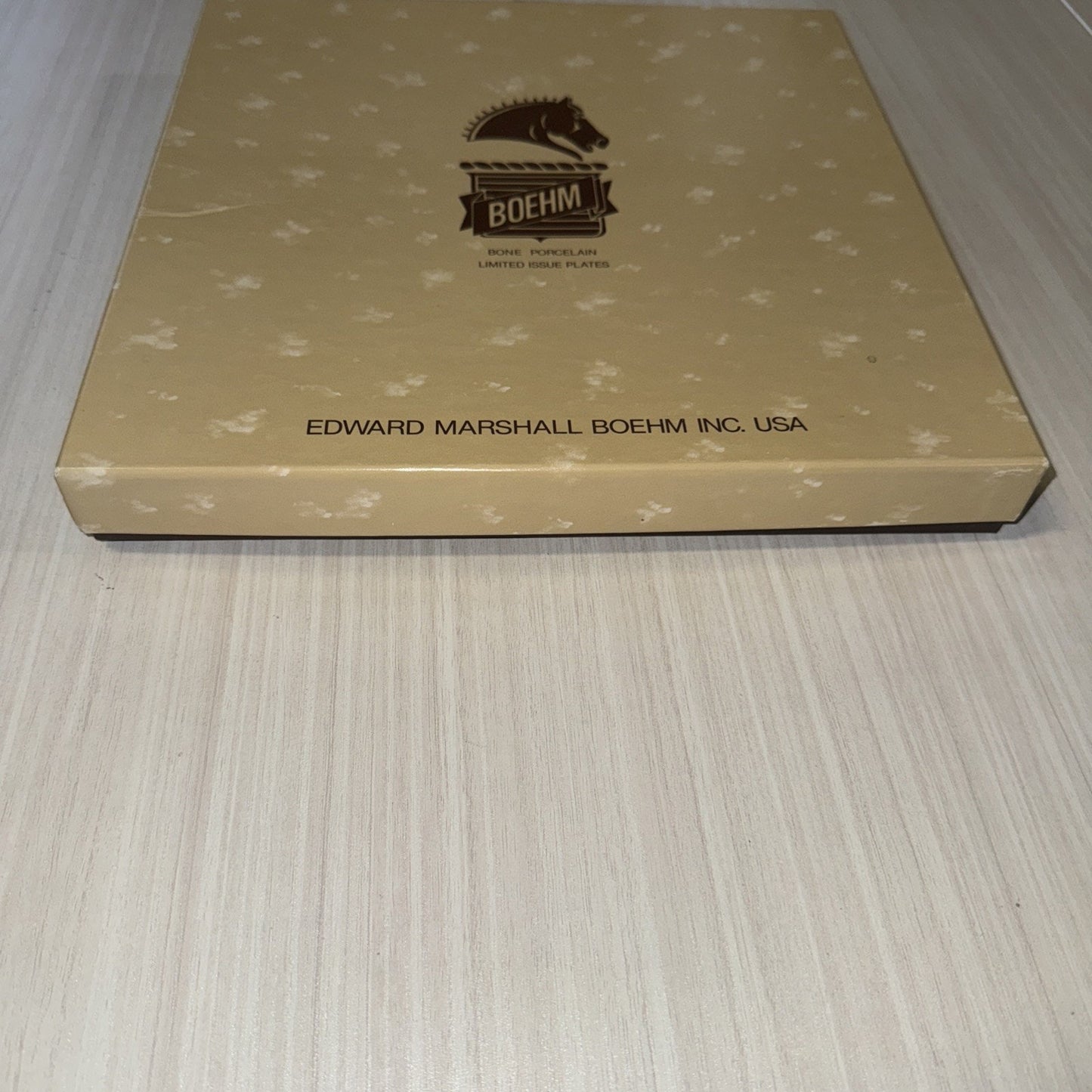 Boehm Ross’ Geese Water Bird Plate w/ Box, Care Card, Registration