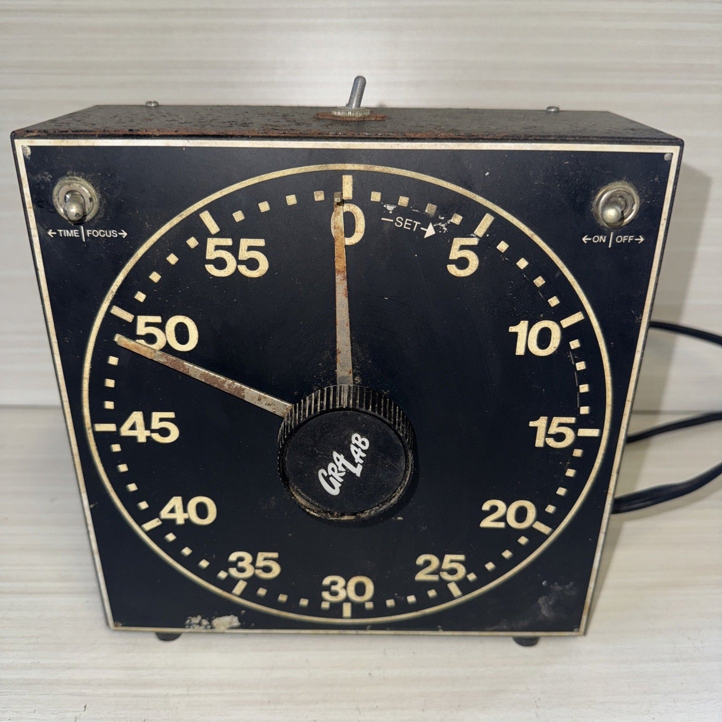 GraLab Darkroom Timer Model 300 VTG Glow-in-Dark USA Made Tested Working
