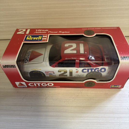 1997 Racing Champions 1:24 Michael Waltrip #21 Citgo Ford Thunderbird – NIB