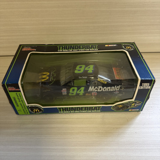 1995 Racing Champions 1:24 Bill Elliott #94 McDonald's Thunderbat – NIB NASCAR