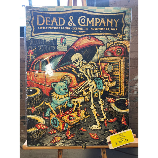 Dead & Co 11/24/17 Detroit Zeb Love Poster, 552/800