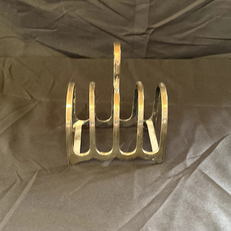 Angle Plate Sterling Silver 4 Piece Toast Rack