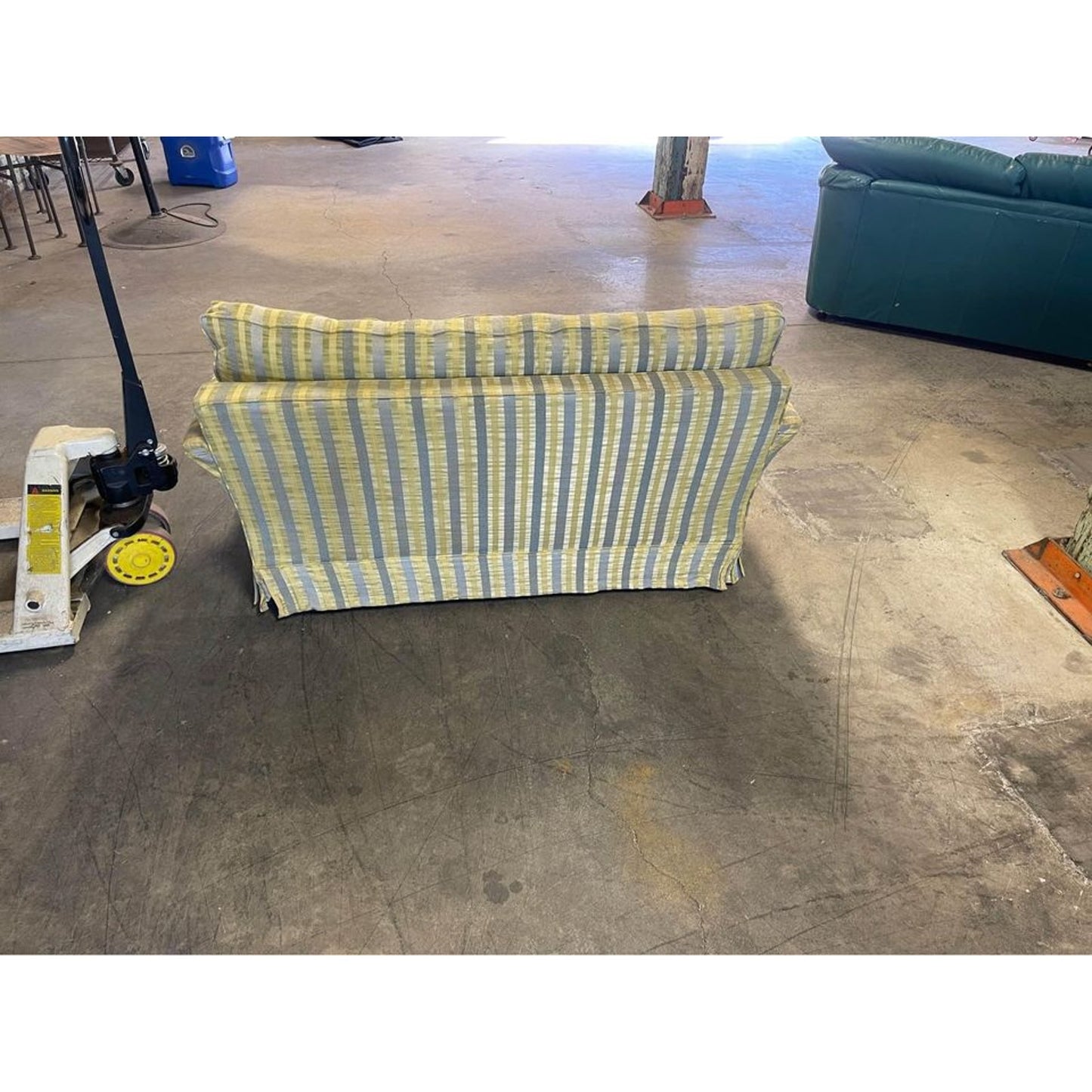 Striped Loveseat