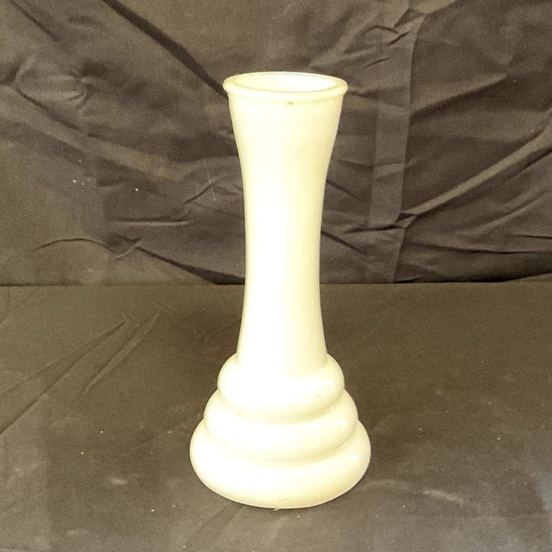 Vintage White Milk Glass Vase