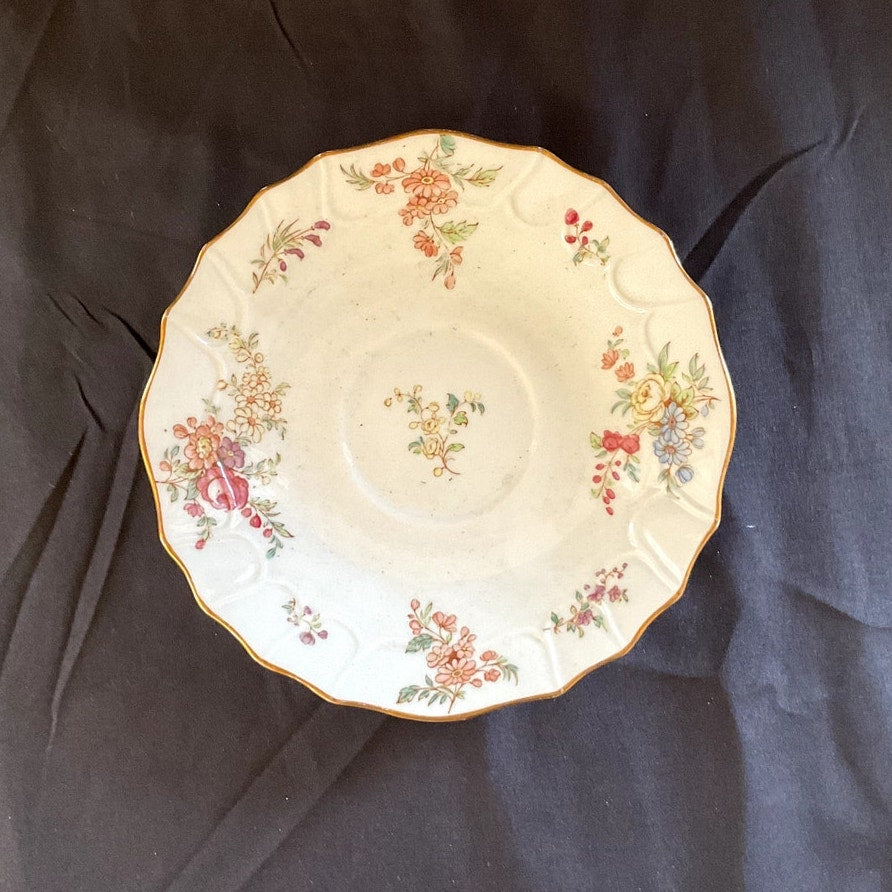 Antique Cauldron Ware Brown-Westhead Moore & Co. Tea cup Saucer