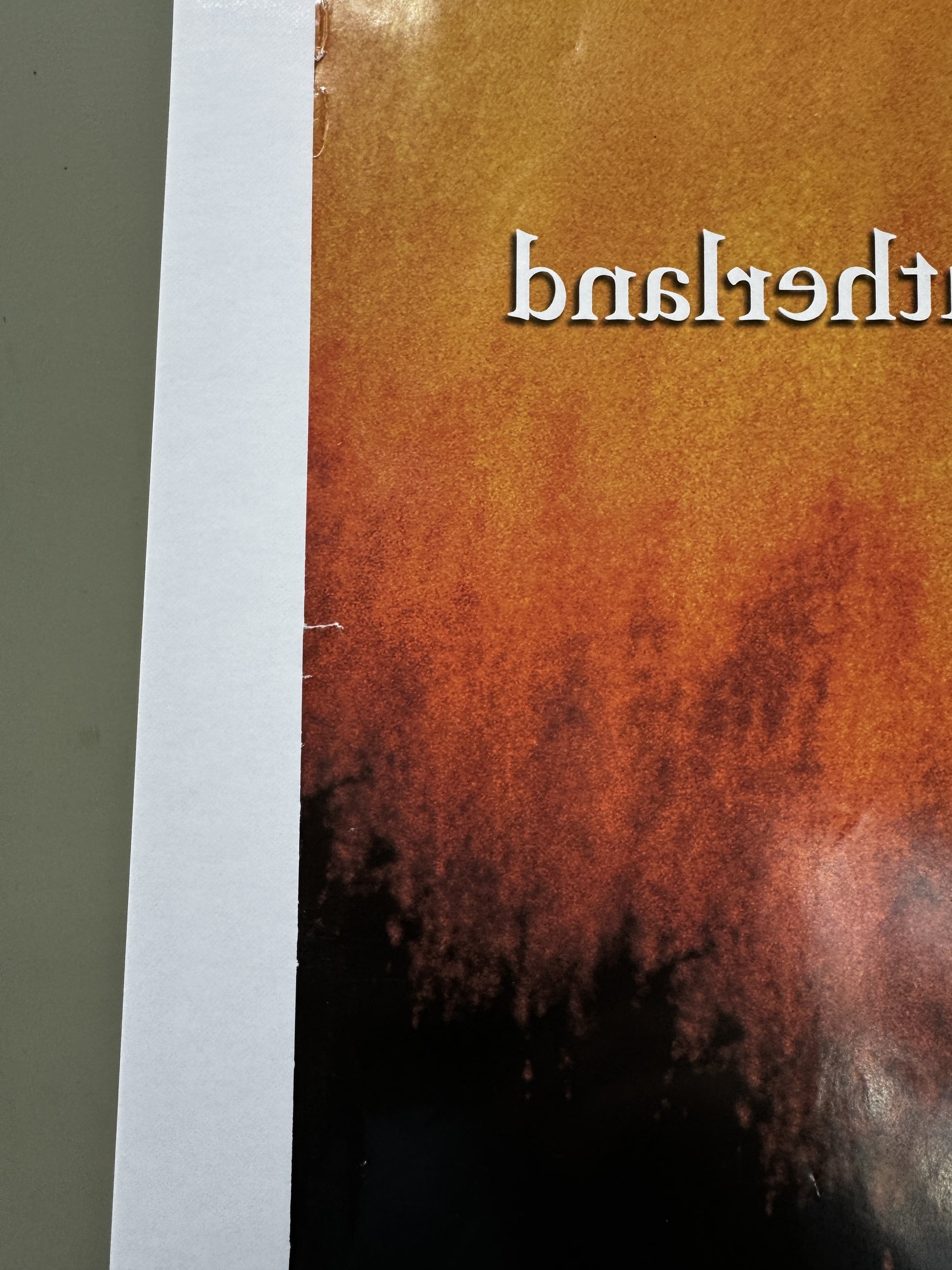 Fallen (1998) original movie poster - condition detail
