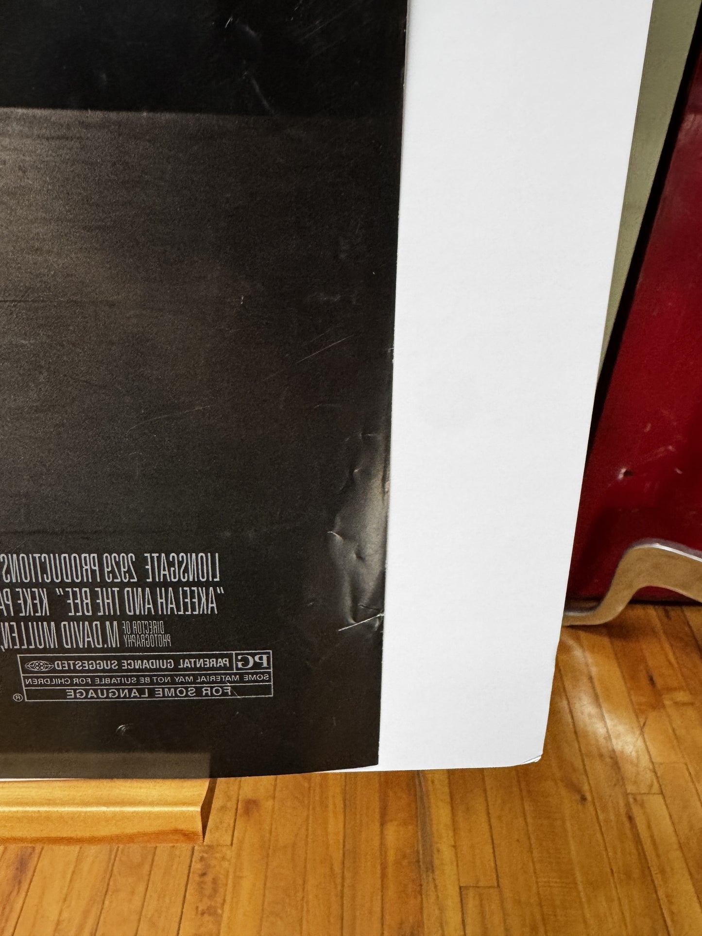 Akeelah and the Bee (2006) original movie poster - condition detail