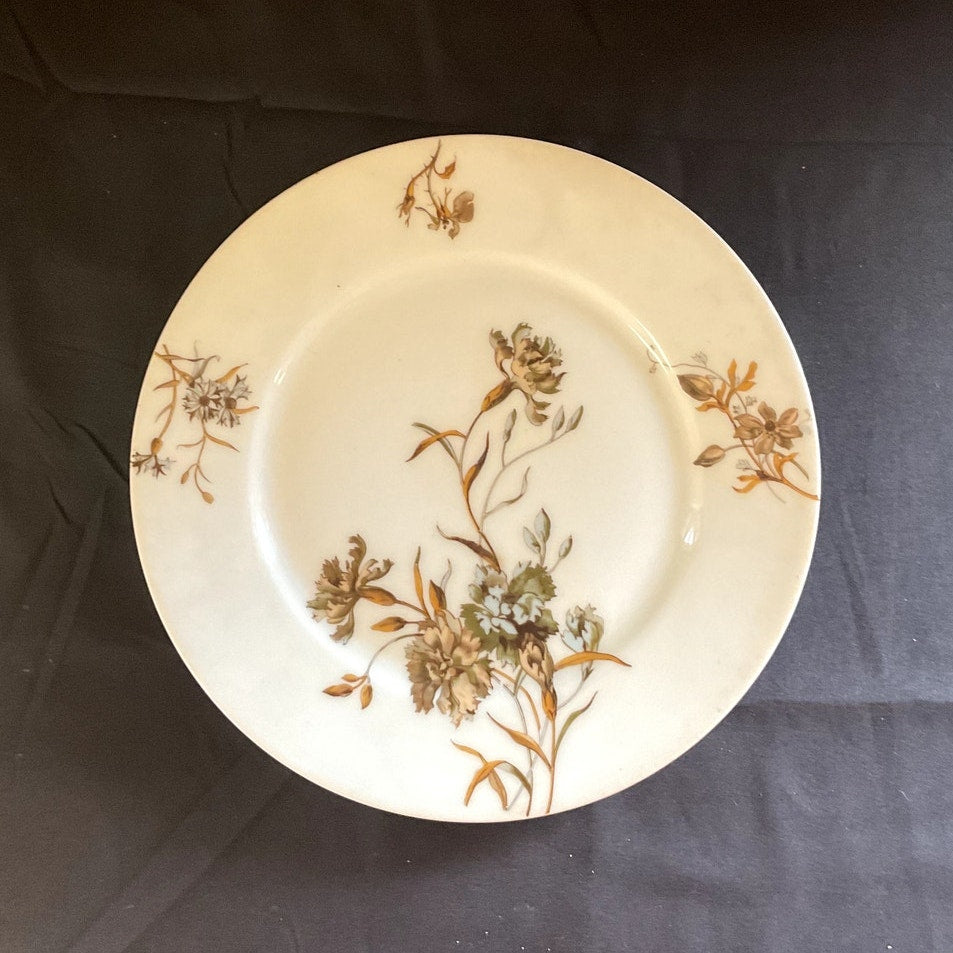 Antique Haviland Limoges "Autumn" Salad/Dessert Plates - Set of 11