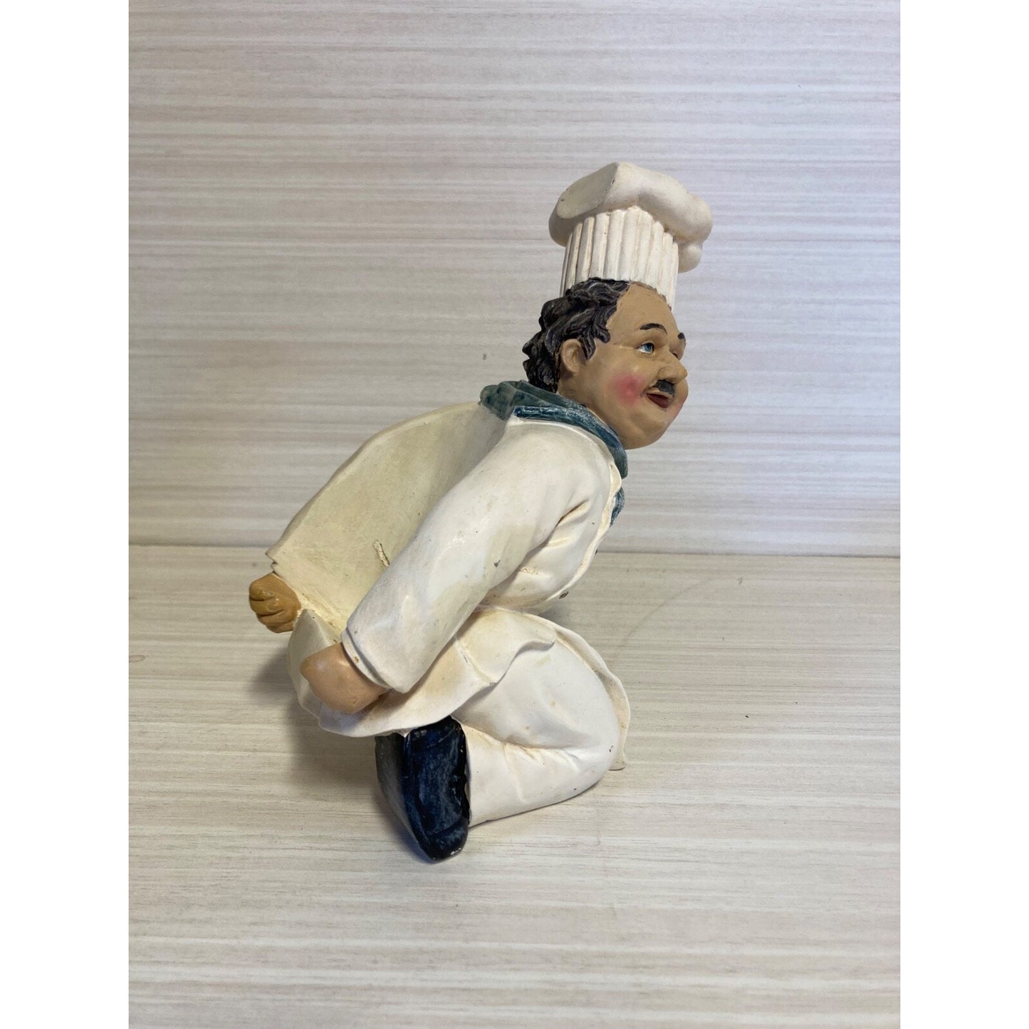 VINTAGE RESIN CHEF WINE BOTTLE REST/HOLDER