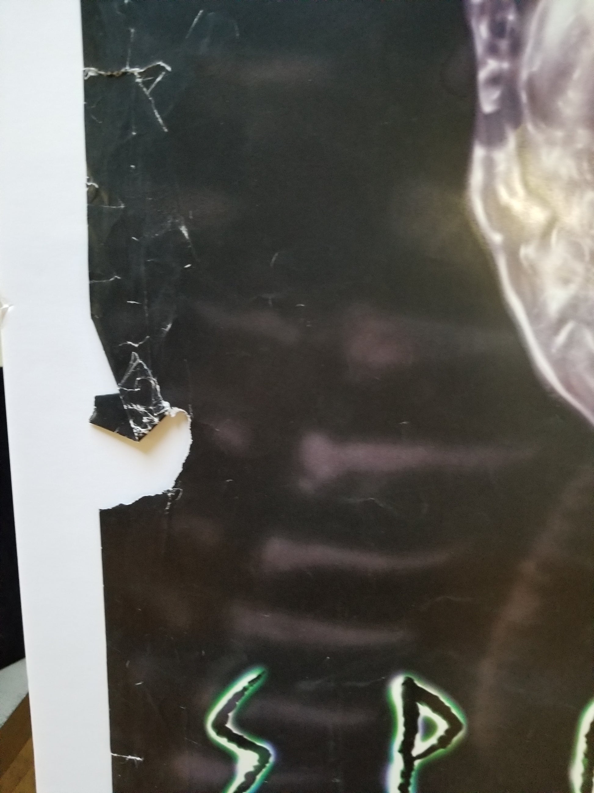 Species (1995) original movie poster - detail