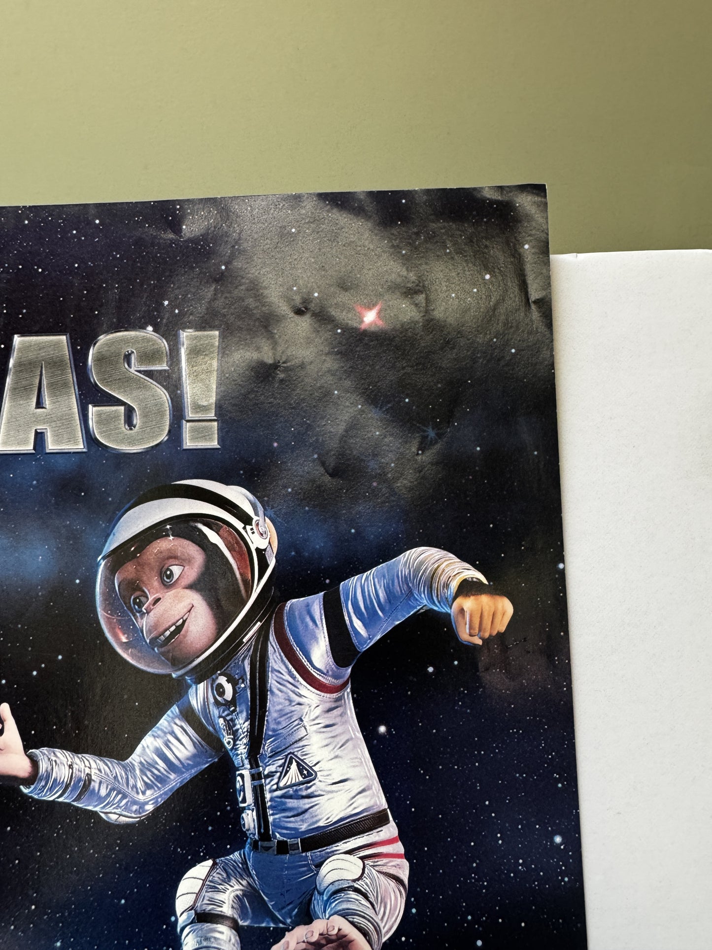 Space Chimps (2008) original movie poster - detail