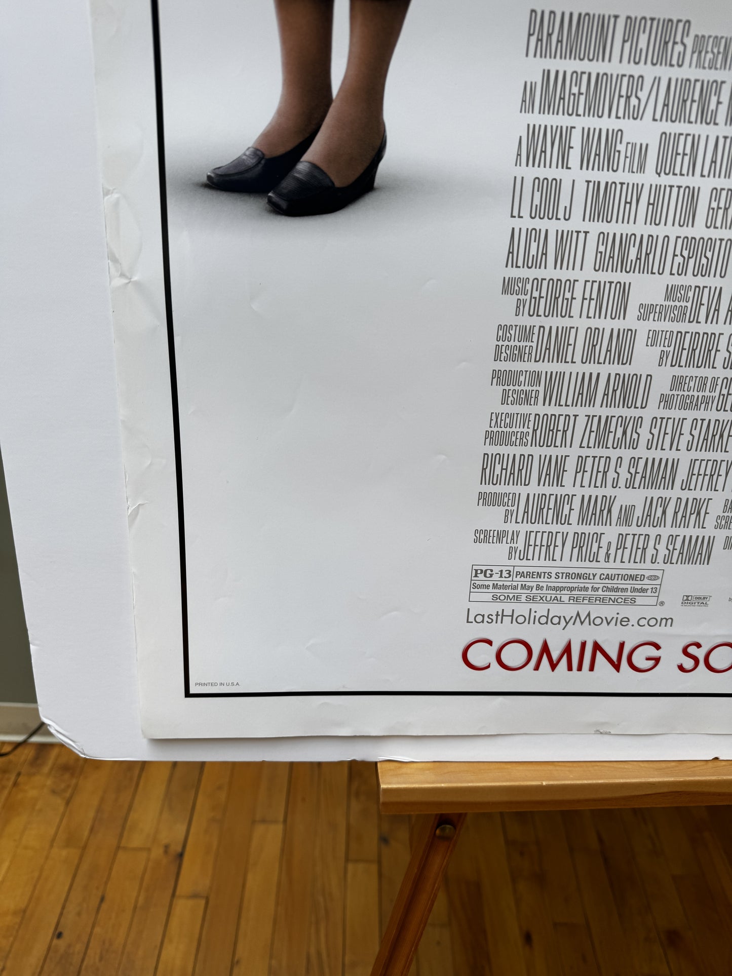 Last Holiday (2006) original movie poster - detail