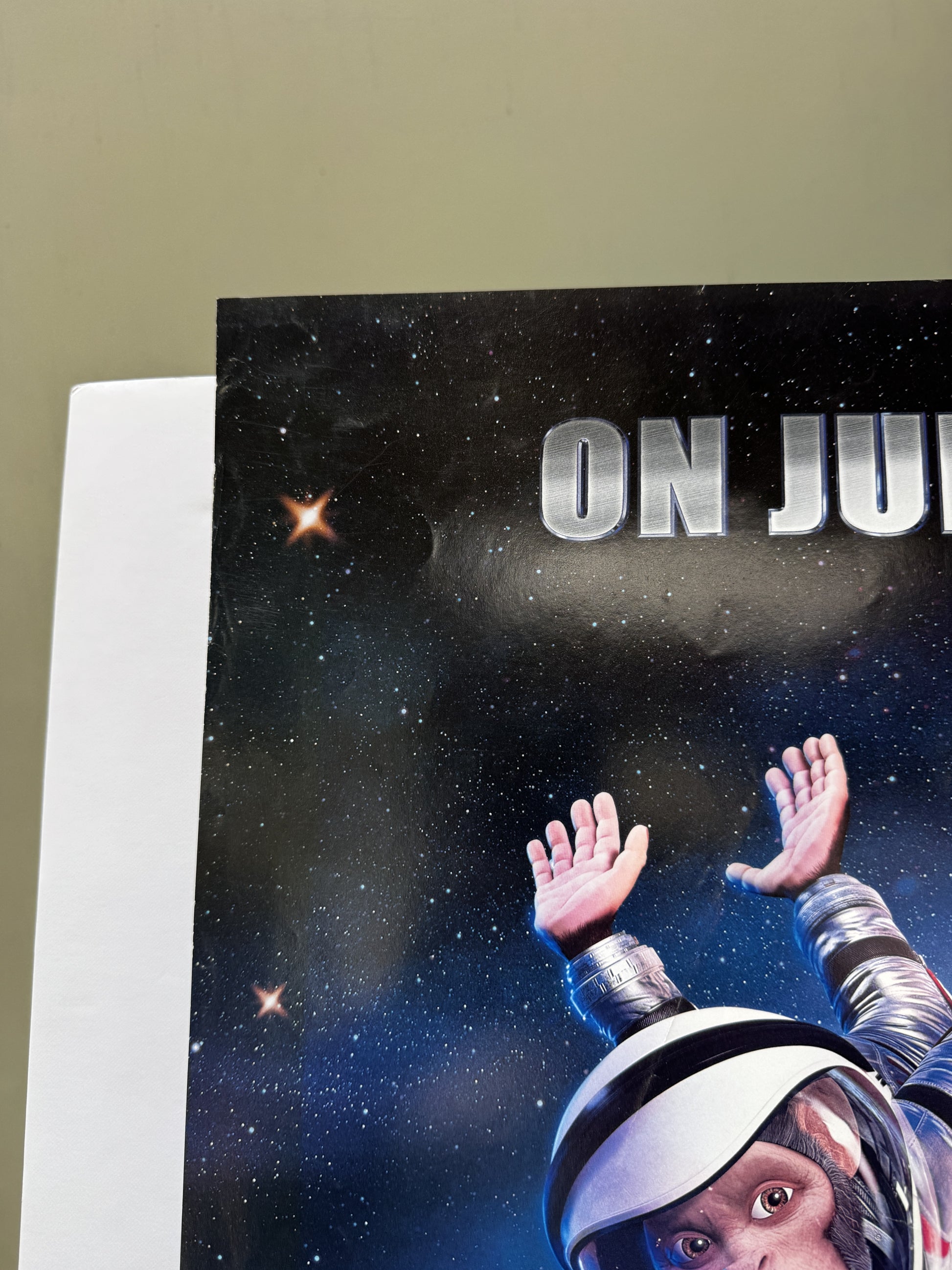 Space Chimps (2008) original movie poster - detail
